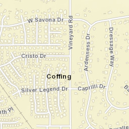 Coffing California Street Map