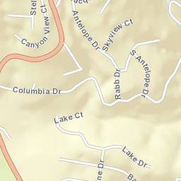 Barton California Street Map