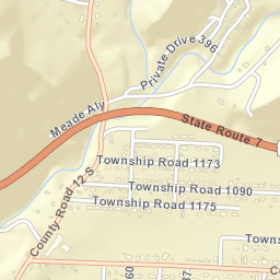 Belle Court Ohio Street Map