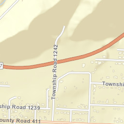 Brookover Estates Ohio Street Map