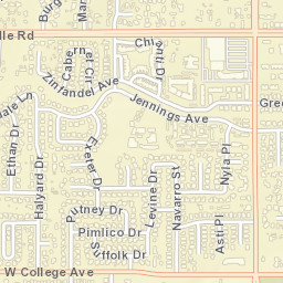 Monroe California Street Map