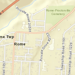 Mott Ohio Street Map