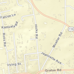 Graton California Street Map