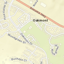 Oakmont California Street Map