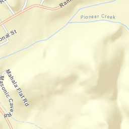 Volcano California Street Map