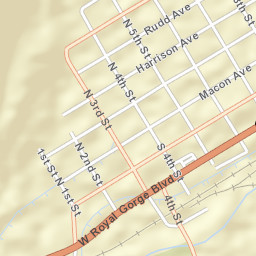Cañon City Street Map