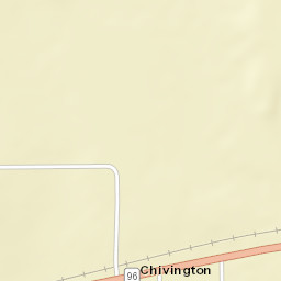 Chivington Colorado Street Map