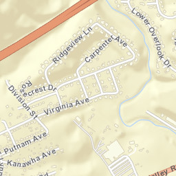 2696 Virginia Avenue, Hurricane, WV 25526 Street Map