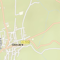 Génave Street Map