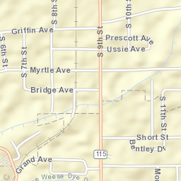 901-1099 Bentley Drive, Cañon City, CO  Street Map