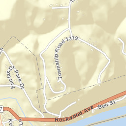 Crescent Lake Ohio Street Map