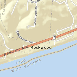 Rockwood Ohio Street Map