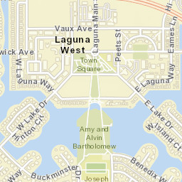Laguna West California Street Map