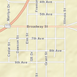 Penrose Street Map