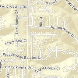 7300-7336 Stream Valley Ct St. Louis Street Map