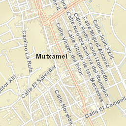 Mutxamel Street Map