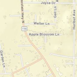 Mills California Street Map