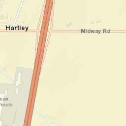 Hartley California Street Map