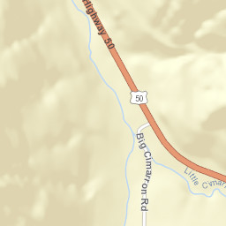 83775-83793 U.S. 50, Cimarron, CO Street Map