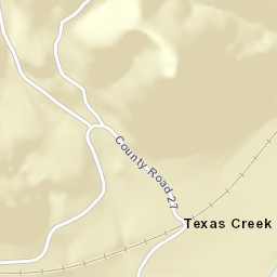 Texas Creek Colorado Street Map