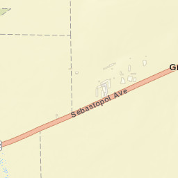 Gravenstein California Street Map