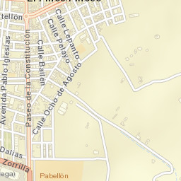 Pinoso Street Map