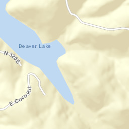 1342-1584 North Beaver Lake Road Jasper Street Map