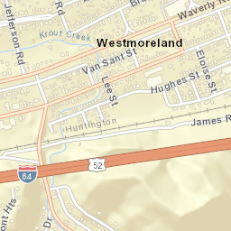 3801-3899 Waverly Road, Huntington, WV Street Map