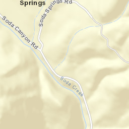Napa Soda Springs California Street Map