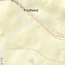 Portland Colorado Street Map
