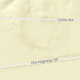 Old Highway 50, Cottonwood Falls, KS Street Map