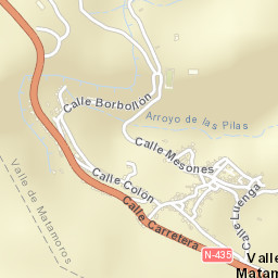 Valle de Matamoros Street Map