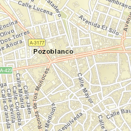 Pozoblanco Street Map