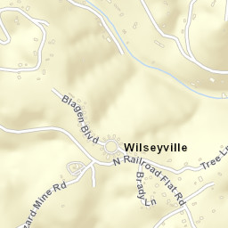 Wilseyville California Street Map