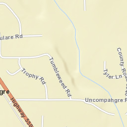 Uncompahgre Colorado Street Map