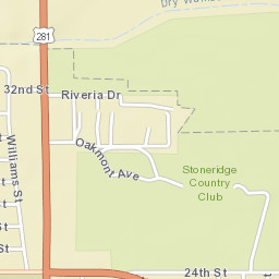 1657-1689 Riviera Drive, Great Bend, KS Street Map