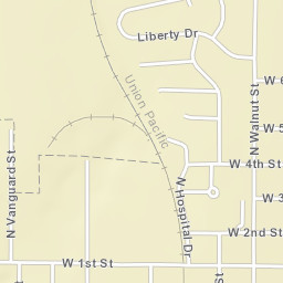 316 West 4th Street, McPherson, KS Street Map