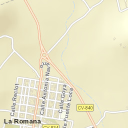 La Romana Street Map