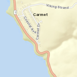 Carmet California Street Map