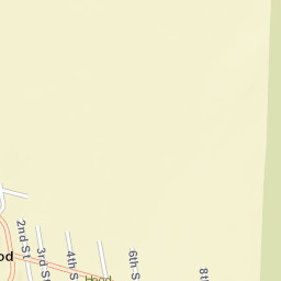 Hood California Street Map