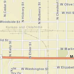 619 Washington McPherson KS Street Map