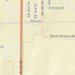 1001 South 1st Street, Fairfield, IL 62837 Street Map