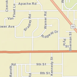 1501-1599 Warner Rd, Great Bend, KS 67530 Street Map