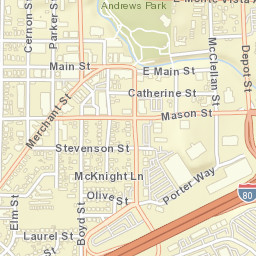 Ulatis Park California Street Map