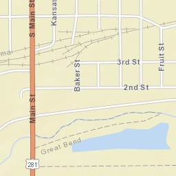 701 Main St, Great Bend, KS 67530 Street Map