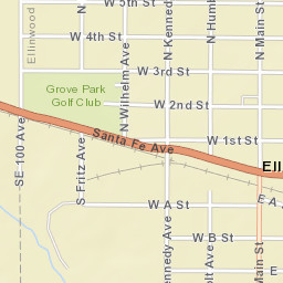 500-598 West 3rd Street, Ellinwood, KS Street Map