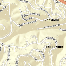 633 Daverton Rd, Charleston, WV 25303 Street Map