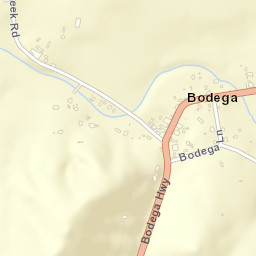 Bodega California Street Map