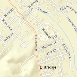 Eldridge California Street Map