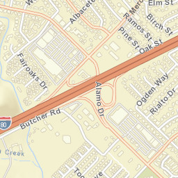 Interstate 80, Vacaville, CA 95688, USA Street Map